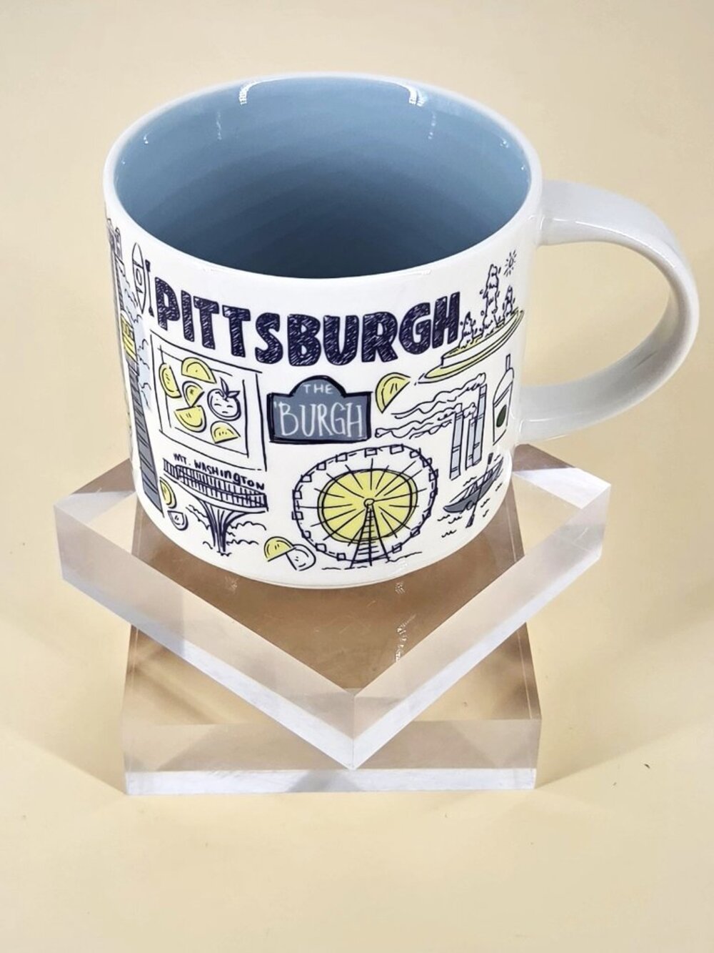 Starbucks 2019 NWOT Pittsburgh "The Burgh" "Been There Series" 14 oz Coffee Mug